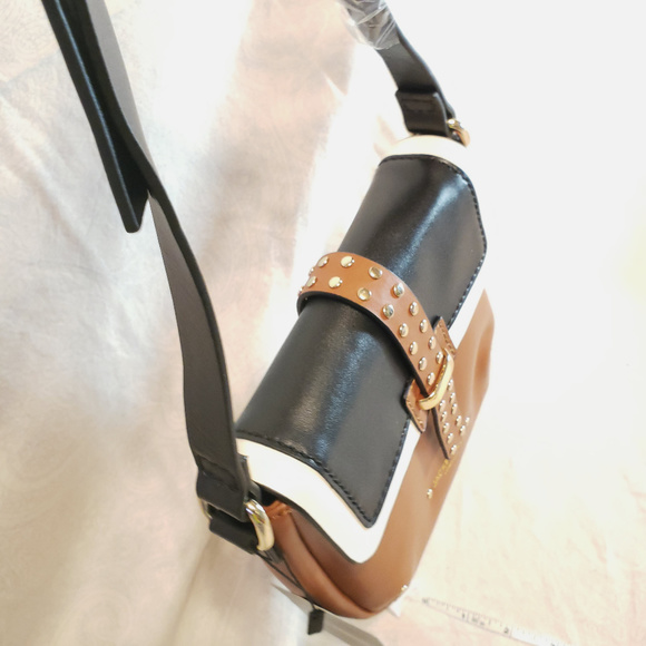 NWT Jack French London Smooth Leather Crossbody - Picture 2 of 8